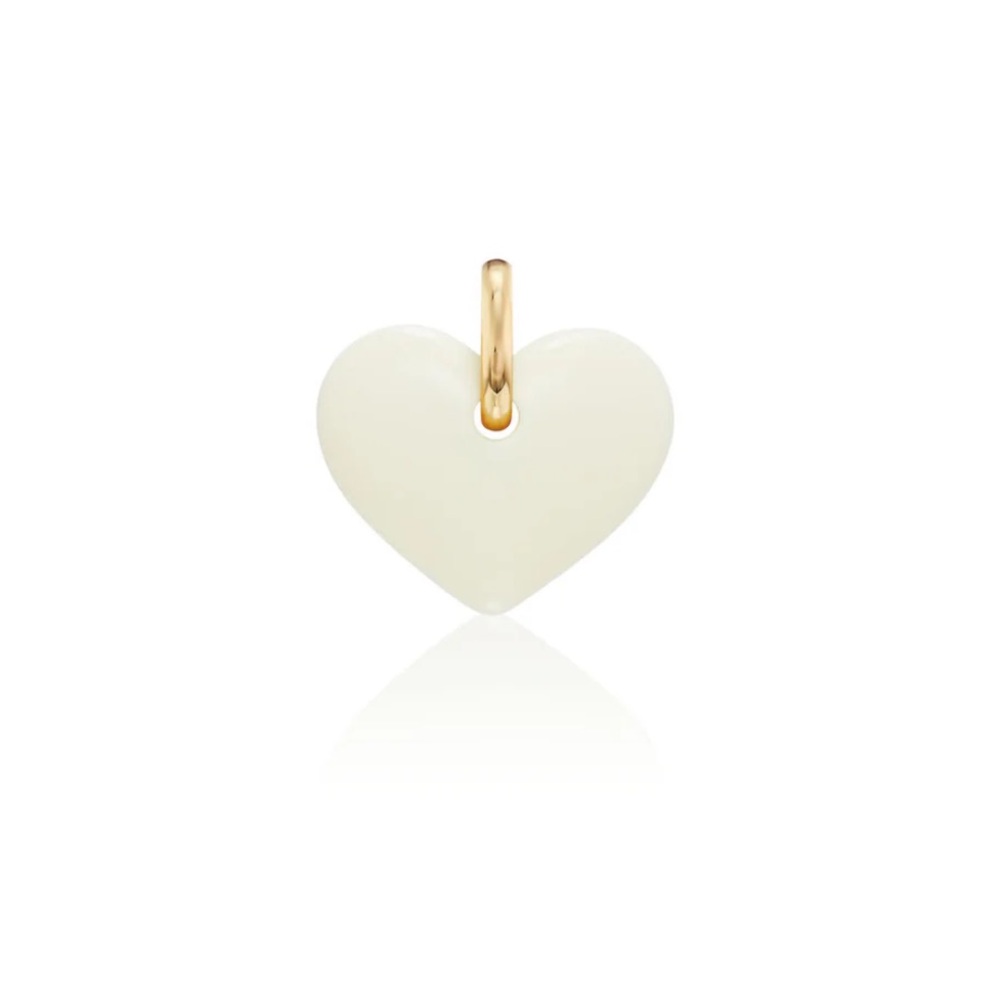 Aurelia Demark heart necklace 14k bail